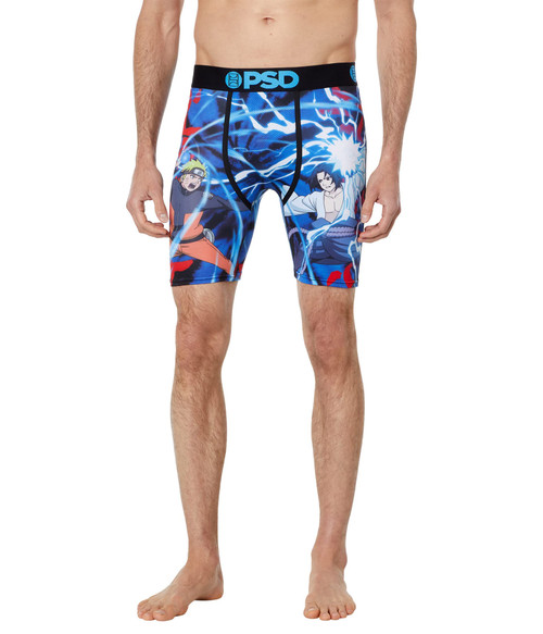 PSD Men's N Sasuke Faceoff Boxer Briefs, Multi, L