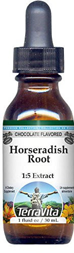 Horseradish Root Glycerite Liquid Extract (1:5) - Chocolate Flavored (1 oz, ZIN: 522600)