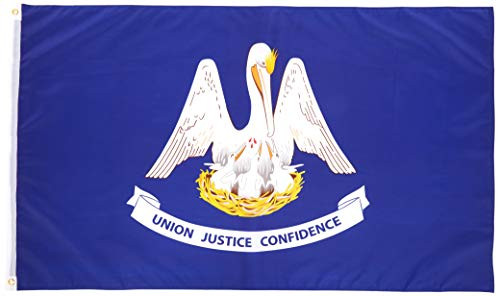 Quality Standard Flags Louisiana Polyester Flag, 3 by 5'
