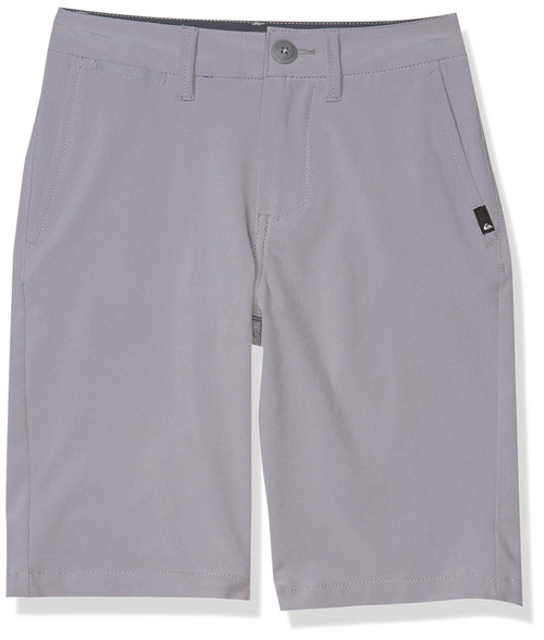 Quiksilver Boys' Little Union Amphibian Water Friendly 4 Way Stretch Hybrid Chino Short, Sleet, 2