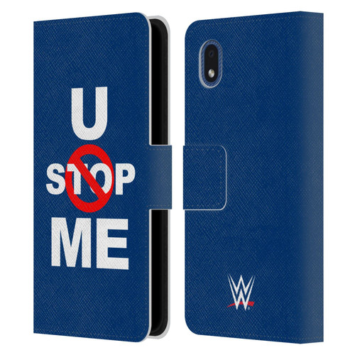 Head Case Designs Officially Licensed WWE John Cena U Can't Stop Me Superstars 9 Leather Book Wallet Case Cover Compatible with Samsung Galaxy A01 Core (2020)
