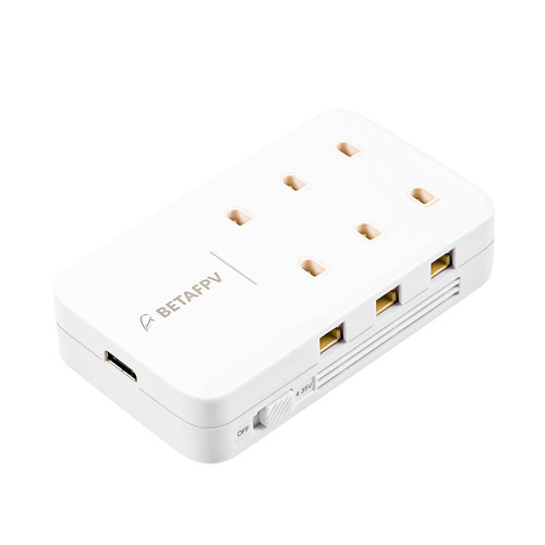 BETAFPV 1S LiPo Battery Charger Board 6 Ports Type-C Portable Charger 4.35V 1A 1S LiHV Charger for 1S RC Drone Quadcopter Lipo Battery with BT2.0/PH2.0 Connector Like 300mAh 1S Lipo Battery