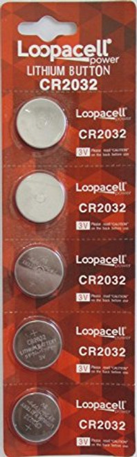 Loopacell 2032 Battery CR2032 Lithium 3v ( 1 Pack Of 5 )