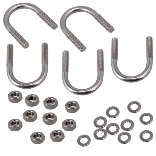 304 Stainless Steel U Bolts U Screws M6 Pack of 5