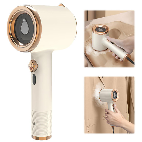 Portable Mini Ironing Machine, Travel Mini Steam Iron, Handheld Garment Steamer, Fast Preheating Steam Dry Ironing, For Home and Travel (Beige) Portable Mini Ironing Machine, Travel Mini Steam Iron, Handheld Garment Steamer, Fast Preheating Steam Dry Ironing, For Home and Travel (Beige)