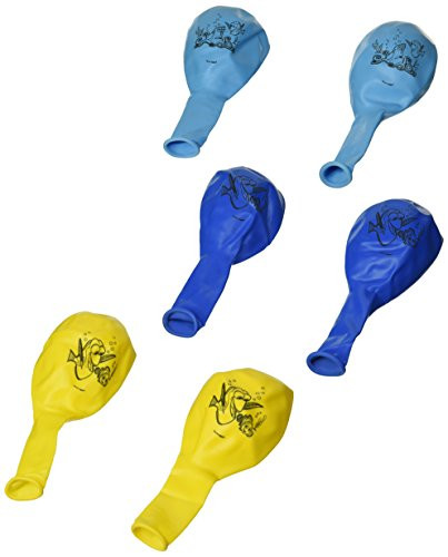 Finding Dory Nemo Birthday Party Latex Happy Birthday Balloons x 6