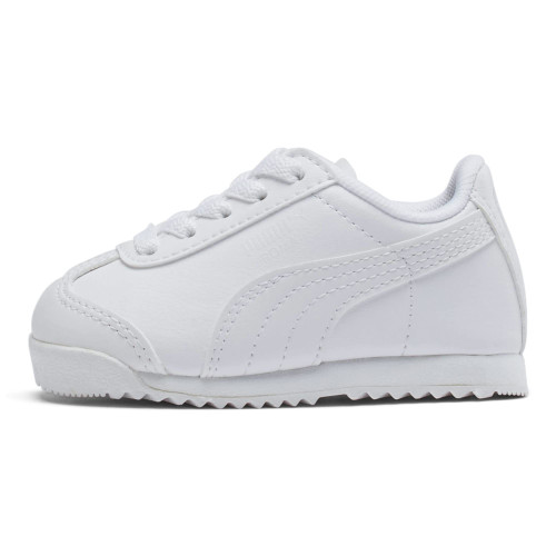 PUMA Kids Roma Basic Sneaker, White-Light Gray, 9.5 US Unisex Toddler