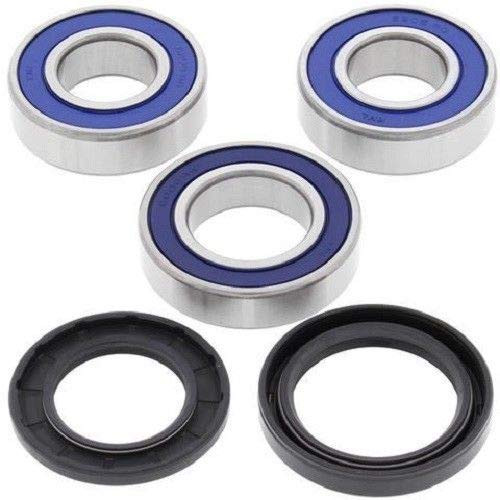 BossBearing Rear Wheel Bearings and Seals Kit for Kawasaki ZZR600 2005 2006 2007 2008