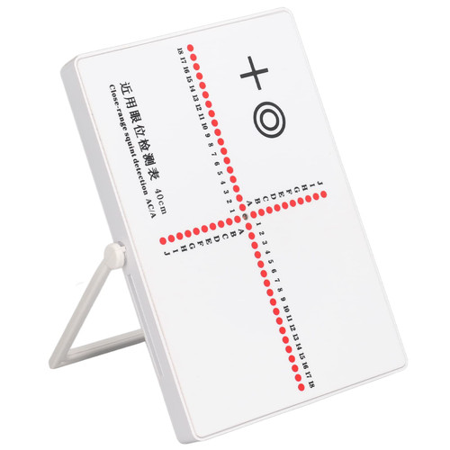 Strabismus Inspection Board, Electrical Insulation Long Service Life Test Optometry Test Tool Easy to Operate with Tripod Stand for Eyesight Detection