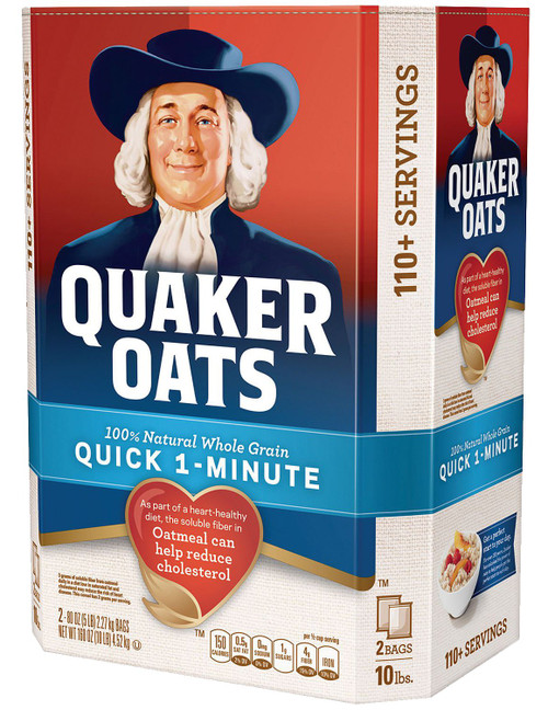 Quaker Oats Quick 1 Minute Oatmeal - 2/5 Pound