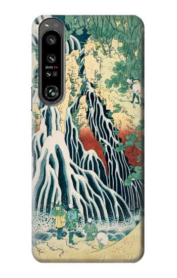 R2491 Hokusai Kirifuri Waterfall at Kurokami Mountain Case Cover for Sony Xperia 1 IV