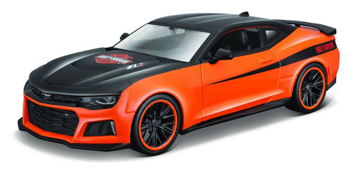 Maisto 1:24 H-D Custom - 2017 Chevrolet Camaro ZL1,Black/Orange Maisto 1:24 H-D Custom - 2017 Chevrolet Camaro ZL1,Black/Orange
