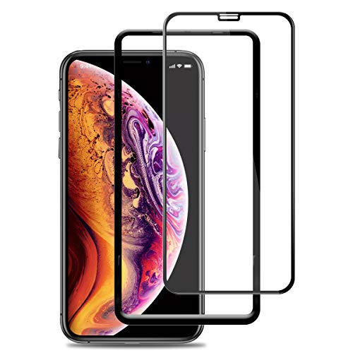 Screen Protector for iPhone XS/X(5.8"), 1 Pack[Clear, Installation Frame], Tempered Glass Screen Protector with Advanced Clarity[3D Touch] Work with Most Case Touch Accurate