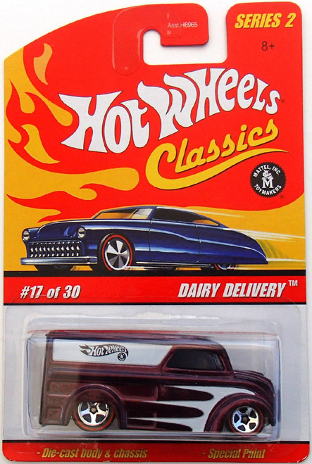 Hot Wheels Classics Series 2 -#17 Dairy Delivery Spectraflame Purple Collectible Collector Car Mattel 1:64 Scale