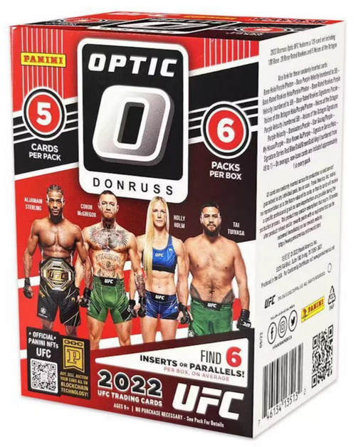 2022 Panini Donruss Optic UFC Trading Card Blaster Box - 30 UFC Cards per Box