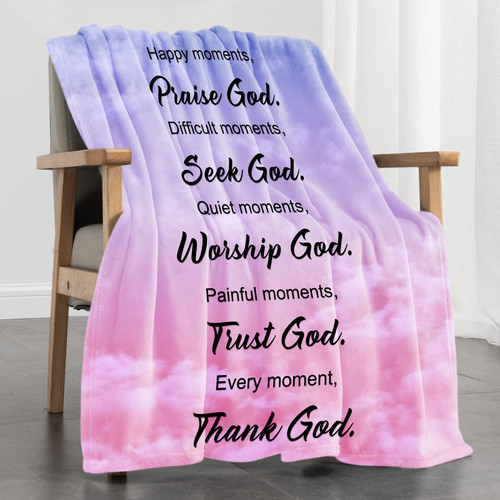 OHDS Christian Bible Verse Throws Blanket Healing Spiritual Blanket Gifts, Religious Prayer Soft Flannel Fleece Bed Blanket Get Well Soon Gifts with Inspirational Thoughts & Hugs 50"X 60" OHDS Christian Bible Verse Throws Blanket Healing Spiritual Blanket Gifts, Religious Prayer Soft Flannel Fleece Bed Blanket Get Well Soon Gifts with Inspirational Thoughts & Hugs 50"X 60"