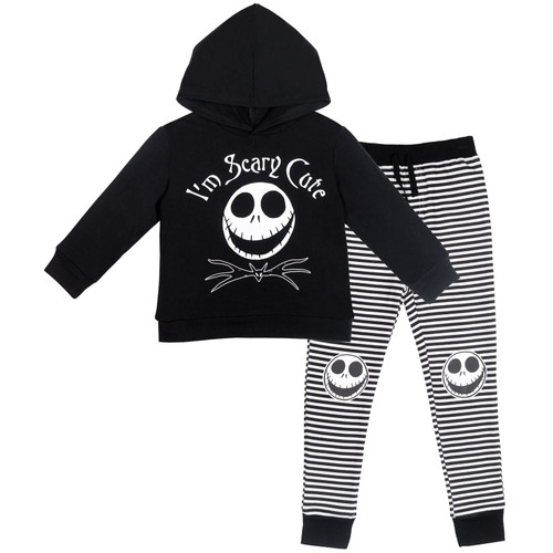 Disney Nightmare Before Christmas Jack Skellington Toddler Boys Hoodie Pants Set 3T