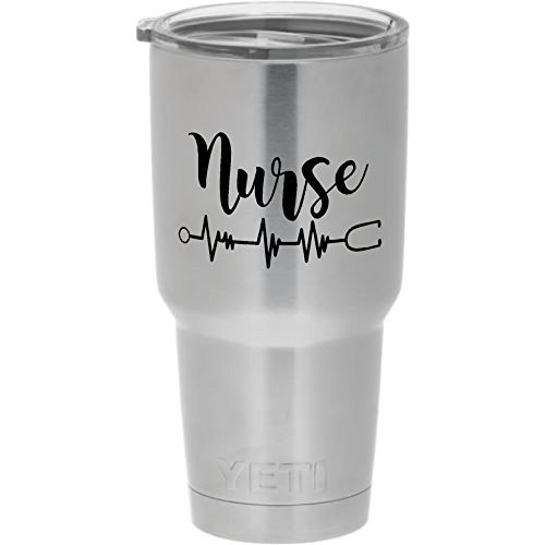 Epic Designs Cups drinkware tumbler sticker - #3 NURSE - funny cool sticker decal