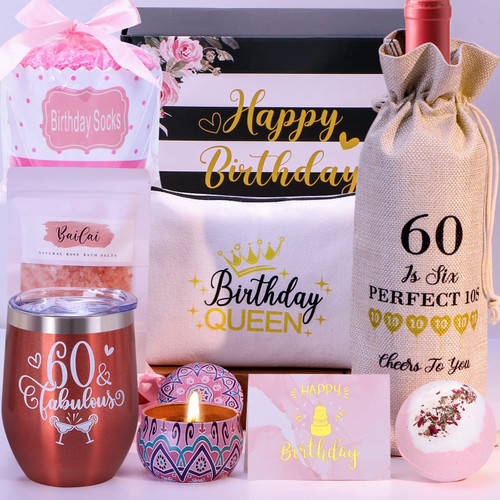 60th Birthday Gifts for Women, Funny Birthday Gifts for 60 Year Old Woman,Unique Happy 60th Birthday Gift Ideas for Mom Sister Best Friend Female Wife Aunt,60 and Fabulous Bday Gifts for Women Tumbler 60th Birthday Gifts for Women, Funny Birthday Gifts for 60 Year Old Woman,Unique Happy 60th Birthday Gift Ideas for Mom Sister Best Friend Female Wife Aunt,60 and Fabulous Bday Gifts for Women Tumbler