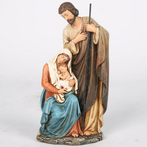 BC BUILDCLASSIC Holy Family Statue Catholic Figurine, 6inches H, Resin, Hand Painted BC BUILDCLASSIC Holy Family Statue Catholic Figurine, 6inches H, Resin, Hand Painted