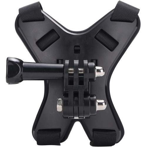 QKOO Motorcycle Helmet Chin Strap Mount for GoPro Hero 12, 11, 10, 9, 8, 7, 6, 5, 4, Session, 3+, 3, 2, 1, Hero (2018), DJI Osmo Action, AKASO, SJCAM, Action Cameras