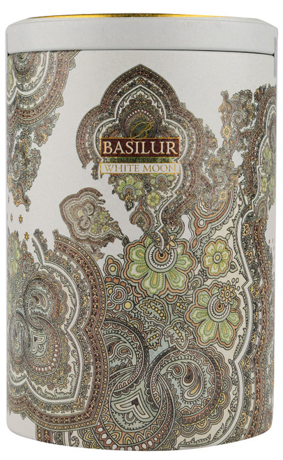 Basilur Milk Oolong Chinese Green Leaf Tea "White Moon" Oriental Collection in the Metal Caddy 100g Basilur Milk Oolong Chinese Green Leaf Tea "White Moon" Oriental Collection in the Metal Caddy 100g