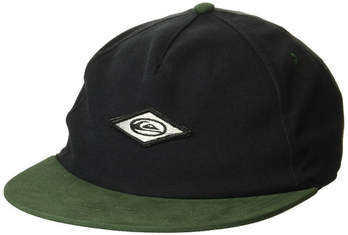 Quiksilver Men's Zinger Cap Snapback Hat, Black, One Size