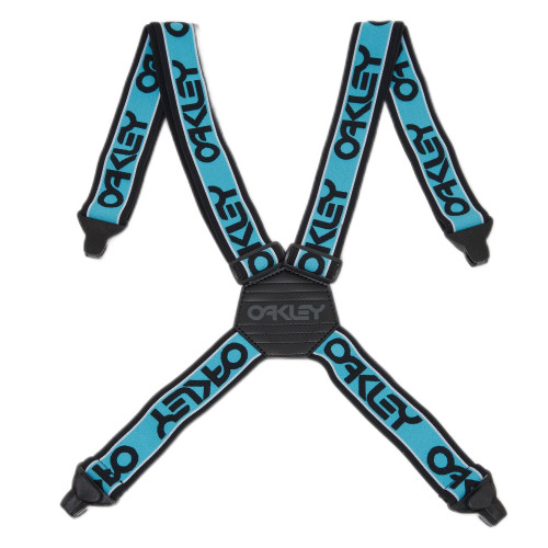 Oakley Factory Suspenders, Bright Blue/Blackout, One Size