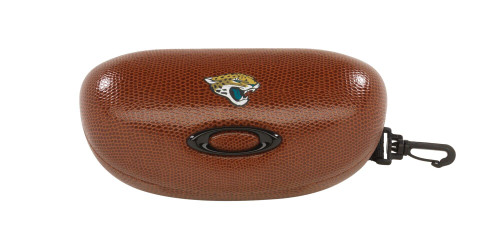 Oakley NFL Collection Football Sunglass Case Eyeglass, Jacksonville Jaguars Brown, One Size