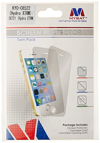 MyBat KYOCERA C6721 Hydro XTRM Screen Protector Twin Pack - Retail Packaging - Clear