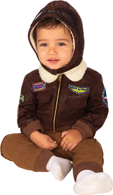 Rubie's unisex baby Aviator Infant and Toddler Costumes, As Shown, Infant US