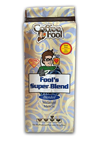 The Coffee Fool Fool's Super Blend Whole Bean Coffee, 10 Ounce