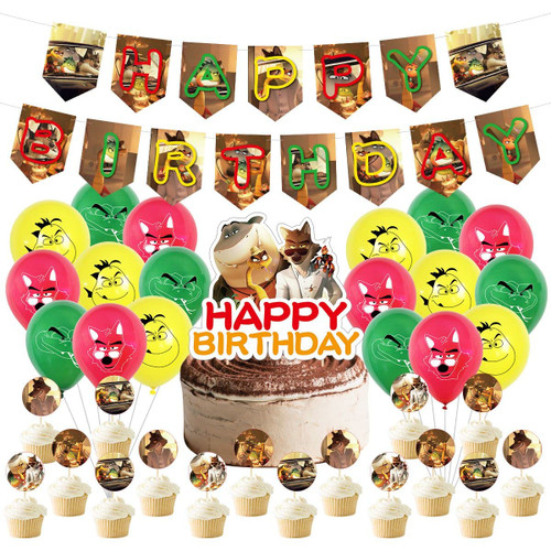 ?The Bad Guys Themed Birthday Party Supplies,The Bad Guys Birthday Party Decorations for Boys and Girls, Happy Birthday Banner,Balloons,34pcs The Bad Guys Party Decorations Supplies for Kids? ?The Bad Guys Themed Birthday Party Supplies,The Bad Guys Birthday Party Decorations for Boys and Girls, Happy Birthday Banner,Balloons,34pcs The Bad Guys Party Decorations Supplies for Kids?