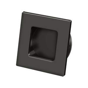 Deltana FLUSH PULL, SQUARE, HD, 2-3/4"X 2-3/4", SOLID BRASS (Oil-rubbed Bronze)