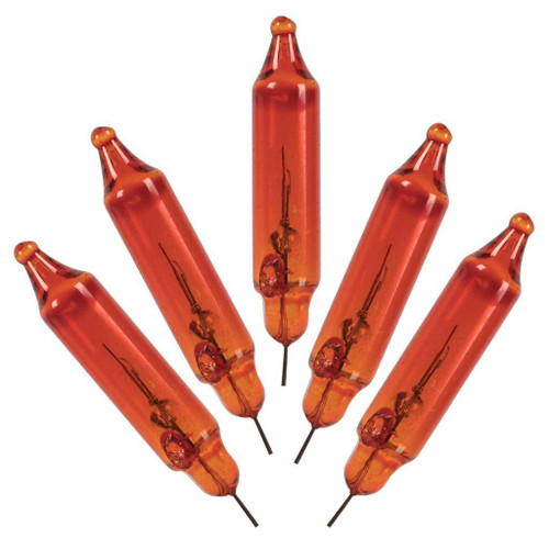 Amber Mini Bulb 2.5 Volt 200mA 500/Bag