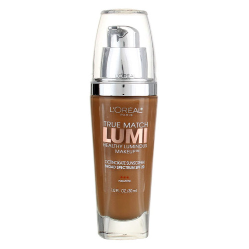 L'Oreal True Match Lumi Healthy Luminous Makeup, Classic Tan/Cappuccino [N7-8], 1 oz (Pack of 2)