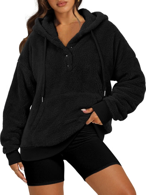 onlypuff Fleece Pullover Women Fuzzy Sherpa Jacket Hoodie Sweatshirt Sherpa Hoodies Black L onlypuff Fleece Pullover Women Fuzzy Sherpa Jacket Hoodie Sweatshirt Sherpa Hoodies Black L