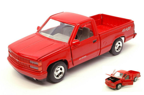 MotorMax Scale Model Compatible with Chevrolet 454 SS Pick UP 1992 RED 1:24 MTM73203RD