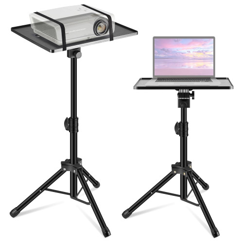 InnoGear Projector Stand Tripod, Portable Laptop Tripod Stand Height Adjustable from 21" to 54" Heavy Duty Projector Tripod for Outdoor Office Home Stage Studio Podium Computer DJ Racks InnoGear Projector Stand Tripod, Portable Laptop Tripod Stand Height Adjustable from 21" to 54" Heavy Duty Projector Tripod for Outdoor Office Home Stage Studio Podium Computer DJ Racks