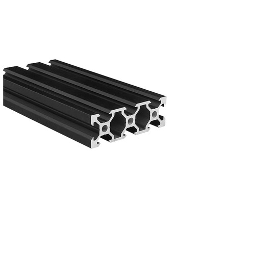 2060 Aluminum Extrusion V Slot 800mm Long Black 1 Pack, Extruded Aluminum Profile 20 Series European Standard Anodized Linear Rail for 3D Printer Parts and CNC DIY 20 x 60 31.5" 1Pcs (Kwweeoo)