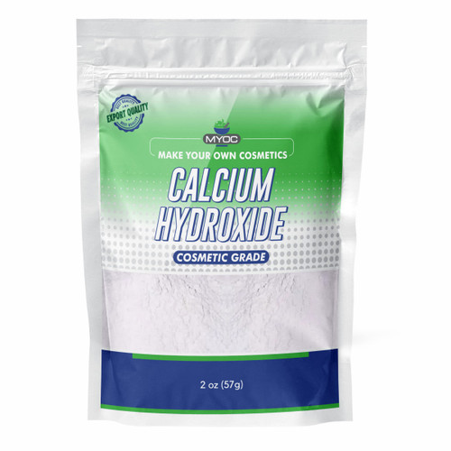 Myoc Calcium Hydroxide Powder- 2oz, Calcium Hydroxide Powder Bulk, Calcium Hydroxide Powder/Slaked Lime, Hydrated Lime Calcium Hydroxide, Non-GMO, Paraben Free & Sulphate Free