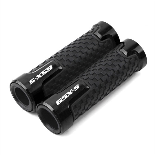 for Suzuki GSX-S GSXS750 GSX-S GSX-S1000 GSXS 750 7/8''22mm Motorcycle Handlebar Grip Handle Bar Motorbike Handlebar Grips Cover (Color : Black, Size : ONE)