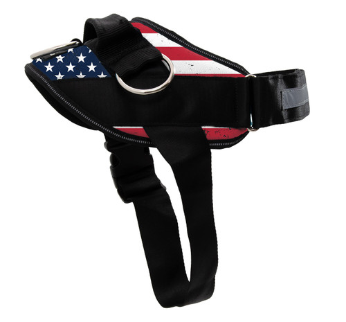 ShawnCo Essential Dog Harness, No-Pull Pet Vest with 3 Leash Clips, No Choke, Reflective, Adjustable and Padded, for Easy Walking and Training for Small, Medium and Large Dogs (Stars and Stripes, M) ShawnCo Essential Dog Harness, No-Pull Pet Vest with 3 Leash Clips, No Choke, Reflective, Adjustable and Padded, for Easy Walking and Training for Small, Medium and Large Dogs (Stars and Stripes, M)