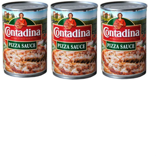 Contadina Pizza Sauce, 15 Ounce Can, Pack of 3. Contadina Pizza Sauce, 15 Ounce Can, Pack of 3.