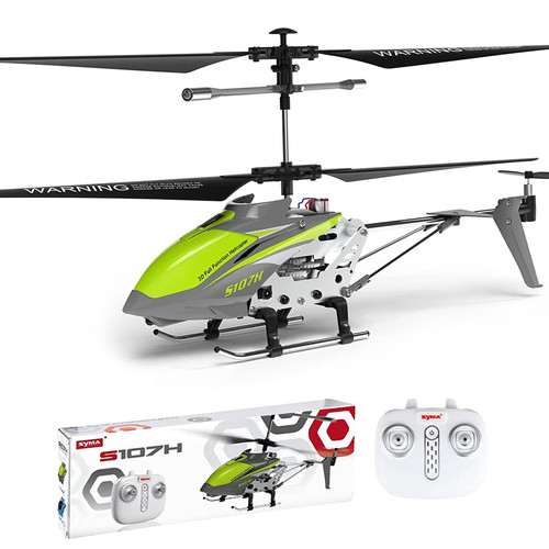 Cheerwing Remote Control Helicopter,SYMA S107H RC Helicopter with Altitude Hold, One Key Take Off/Landing,Mini Helicopter with Gyro for Adults Kids(Green) Cheerwing Remote Control Helicopter,SYMA S107H RC Helicopter with Altitude Hold, One Key Take Off/Landing,Mini Helicopter with Gyro for Adults Kids(Green)