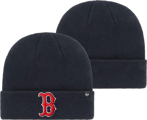 '47 MLB Unisex-Adult Primary Logo Cuffed Knit Primary Logo Team Color Beanie Hat Cold Weather Hat, One Size (Boston Red Sox Navy) '47 MLB Unisex-Adult Primary Logo Cuffed Knit Primary Logo Team Color Beanie Hat Cold Weather Hat, One Size (Boston Red Sox Navy)
