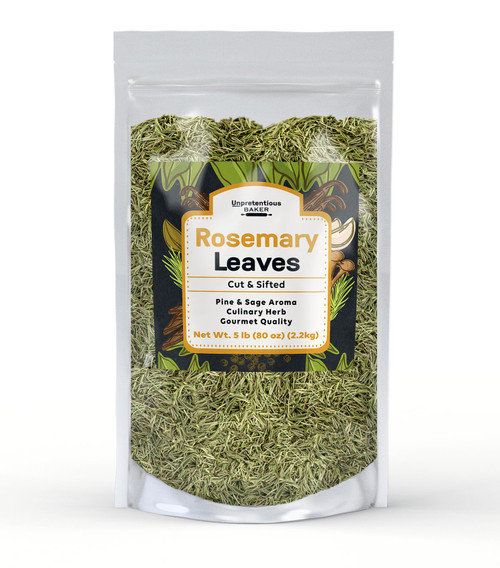 Unpretentious Rosemary Leaves (5 lb), Cut & Sifted, Cooking Herb, Non-GMO