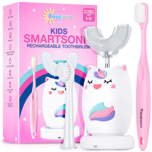 Kids Toothbrushes U Shape, Kids Automatic Toothbrush, Toddler Toothbrush U Shaped, U Toothbrush Kids, Auto Toothbrush, Rechargeable Electric Brush Age 2+, Children's U-Shaped Toothbrush (Unicorn) Kids Toothbrushes U Shape, Kids Automatic Toothbrush, Toddler Toothbrush U Shaped, U Toothbrush Kids, Auto Toothbrush, Rechargeable Electric Brush Age 2+, Children's U-Shaped Toothbrush (Unicorn)