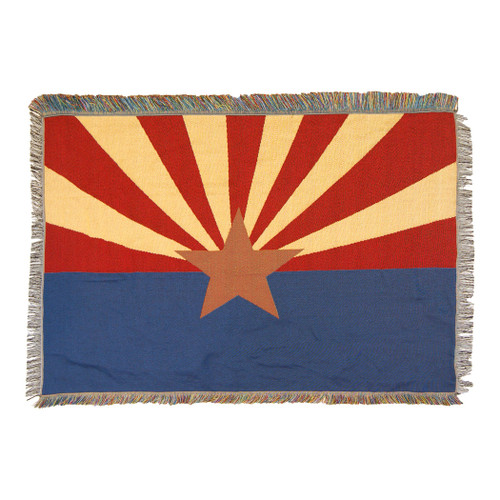 Northwest Arizona State Flag Woven Tapestry Throw Blanket, 48" x 60"