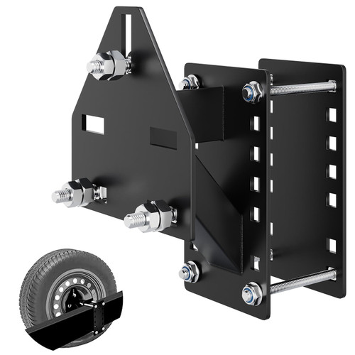 Konata Spare Tire Carrier ,3-Nut Design Trailer Spare Tire Mount, Spare Tire MountFits 4 & 5 & 6 Lugs Trailer Wheels on 4", 4.5'', 4.75'', 5'' and 5.5'' Bolt Patterns,Holds up to 150 Lbs